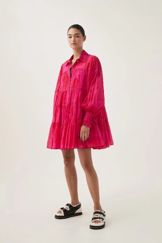 Floral print mini dresses for summer parties Catalyst Smock Mini Dress