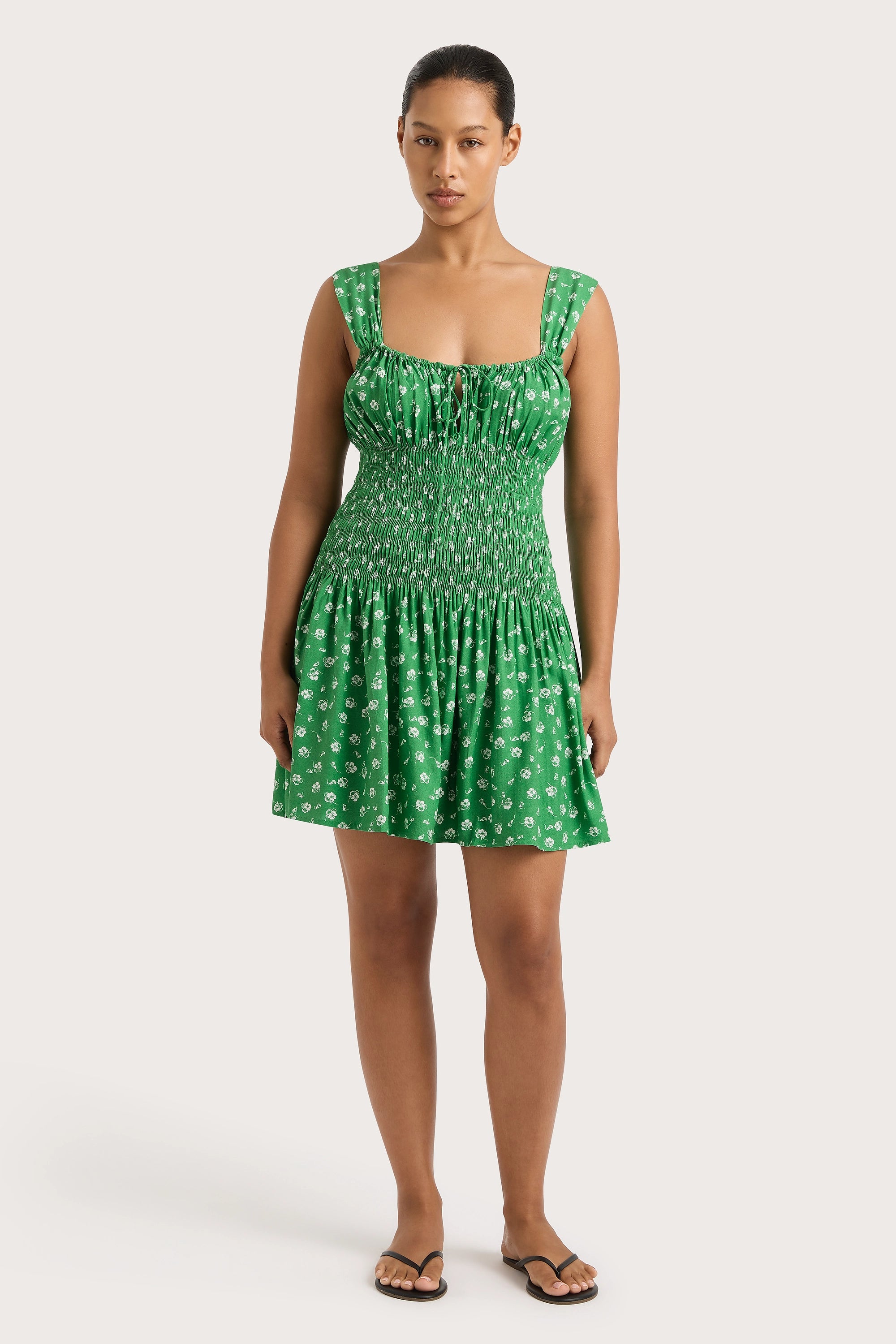Mini dresses with wrap - around styles Yerres Mini Dress Green