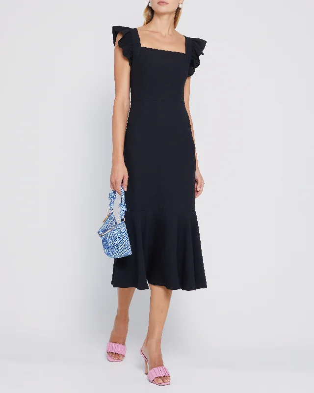 Midi dresses with printed lining for a hidden and stylish detail Ciles Dress