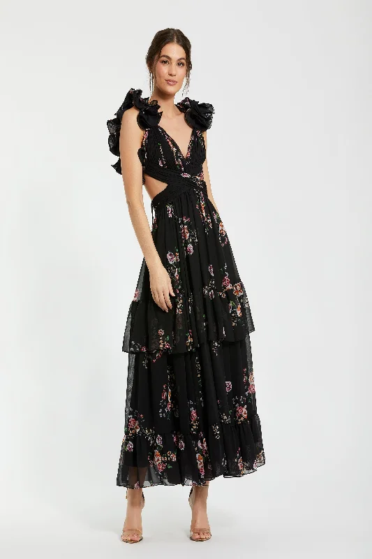 Midi dresses with pleated bodices for a classic and tailored look Mac Duggal 56054