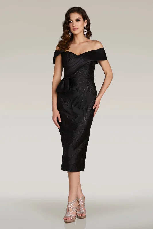 Midi dresses with ruffled hems for a romantic date night Gia Franco 12377