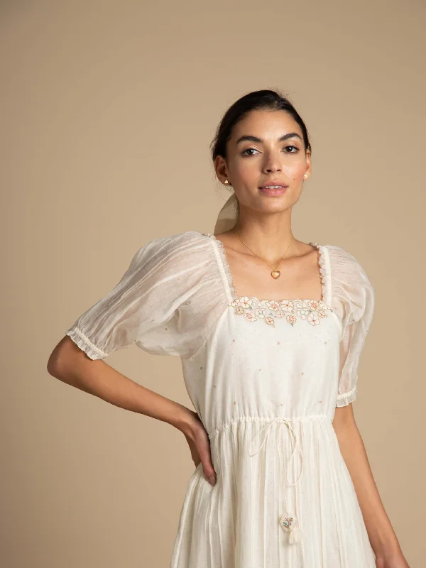 Midi dresses with belted waists to accentuate the figure May Day Dress