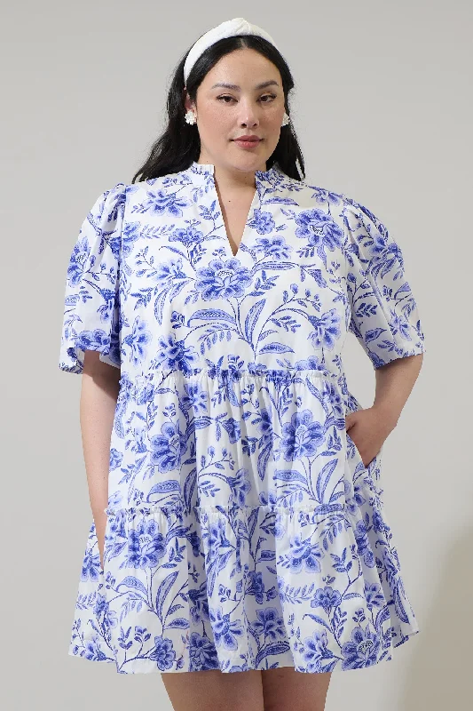 Denim mini dresses with distressed details Maeve Floral Dixie Split Neck Shift Dress Curve Denim mini dresses with distressed details Maeve Floral Dixie Split Neck Shift Dress Curve