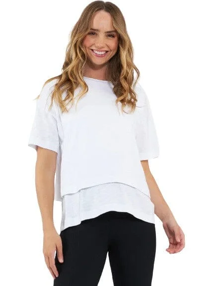 coordinating women nursing bra with maternity wearClaude Nursing Top