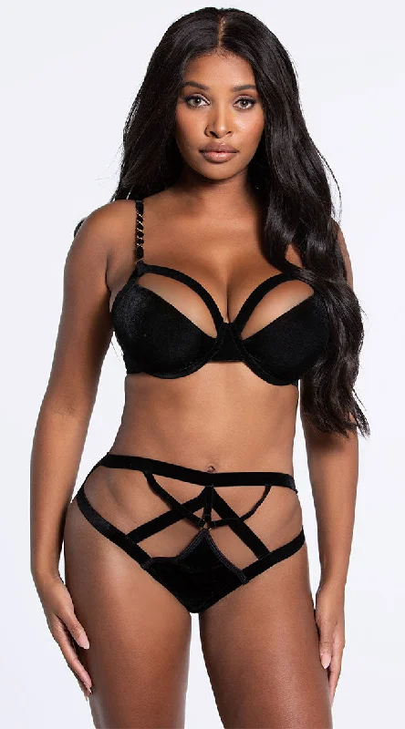 bridal women lingerie for a honeymoonCrossing Chain Bra Set