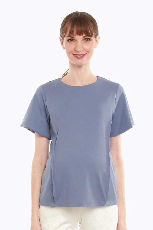 supportive eco - friendly women nursing braCynara Nursing Top Pigeon Blue
