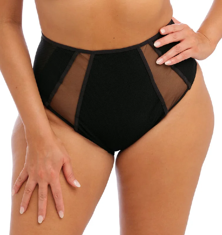 vintage style women bra and panty sets for a retro charmElomi Kintai Black Full Brief Panty 301251 vintage style women bra and panty sets for a retro charmElomi Kintai Black Full Brief Panty 301251