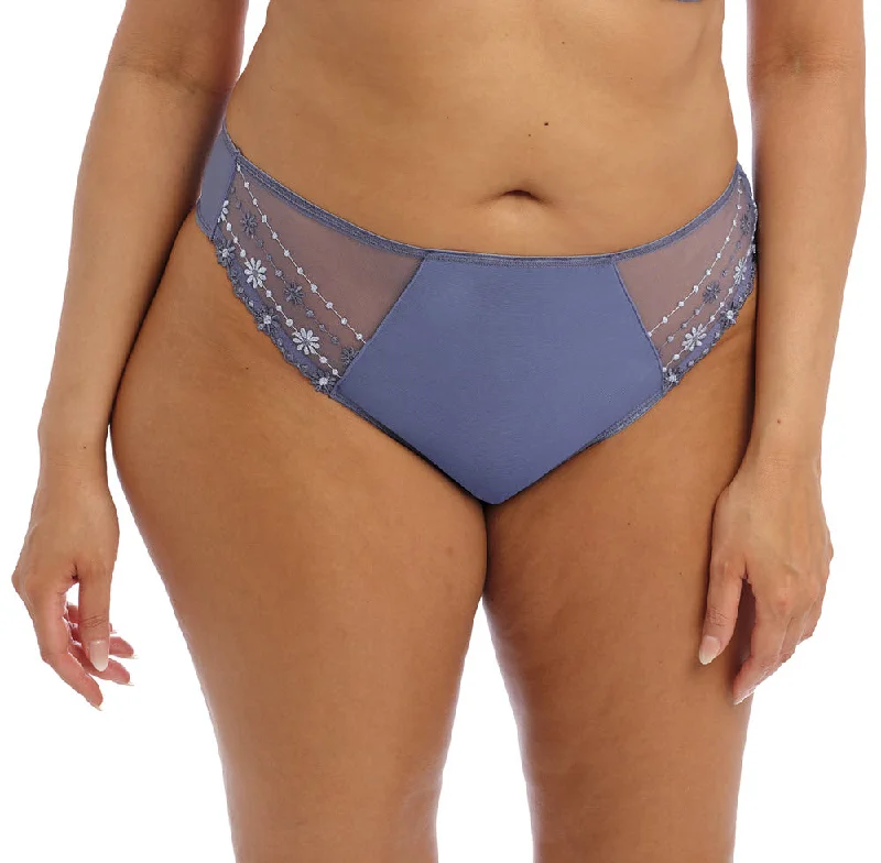 Elomi Matilda Blue Denim Daisy Thong Panty 8907