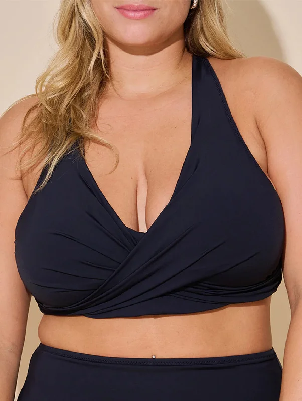 odor resistant women bikini briefs for freshnessEveryday Sunday Wrap Plus Swim Top