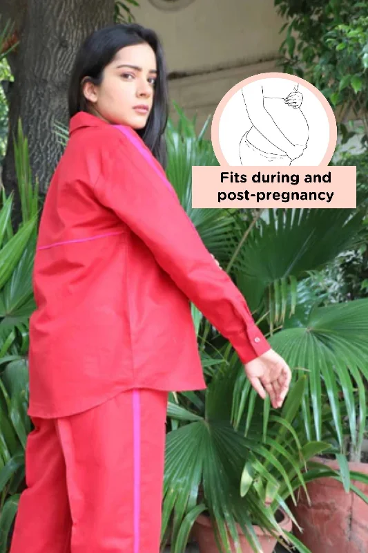 adjustable strap women nursing braHot Red Maternity & Nursing Coord Set (Cotton Linen) (2 pc) adjustable strap women nursing braHot Red Maternity & Nursing Coord Set (Cotton Linen) (2 pc)