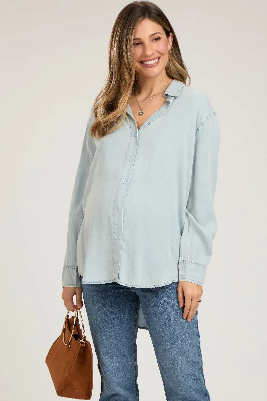 maternity and nursing combined women nursing braLight Blue Denim Button Up Maternity Top maternity and nursing combined women nursing braLight Blue Denim Button Up Maternity Top