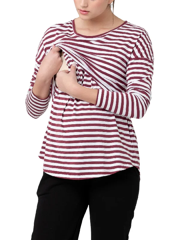 MAROON/W