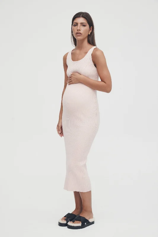 lace trim women nursing bra for a feminine touchCoastline Knit Dress II (Peony)
