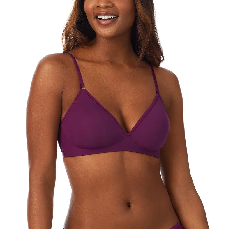 breathable women bra and panty sets for all - day wearOn Gossamer Next To Nothing Dark Purple Wireless Bra G7190 breathable women bra and panty sets for all - day wearOn Gossamer Next To Nothing Dark Purple Wireless Bra G7190