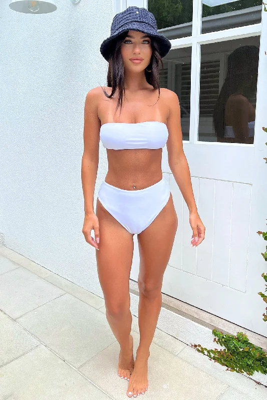 adjustable side tie women bikini briefs for a custom fitOrla Bikini Bottom - White