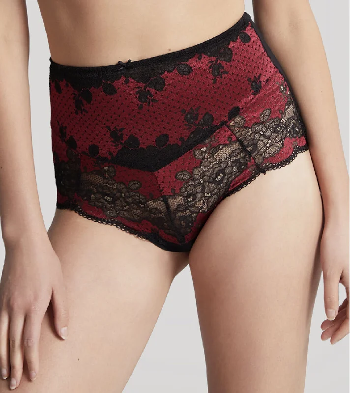 plus size women bra and panty setsPanache Clara Noir Ruby Lace High Waist Brief Panty 7254 plus size women bra and panty setsPanache Clara Noir Ruby Lace High Waist Brief Panty 7254