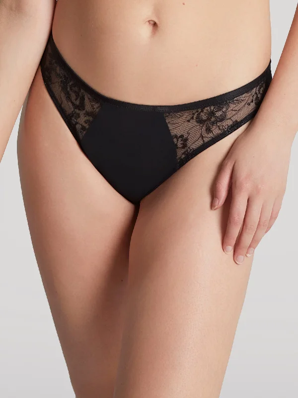 machine washable women bra and panty sets for conveniencePanache Yasmin Noir Brazilian Lace Panty 10642 machine washable women bra and panty sets for conveniencePanache Yasmin Noir Brazilian Lace Panty 10642