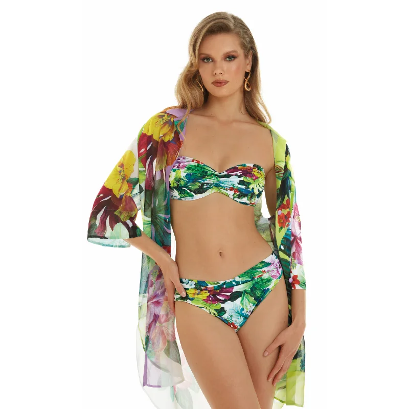 boyshort style women bikini briefs for more coverageTropic Landi Bandeau Bikini