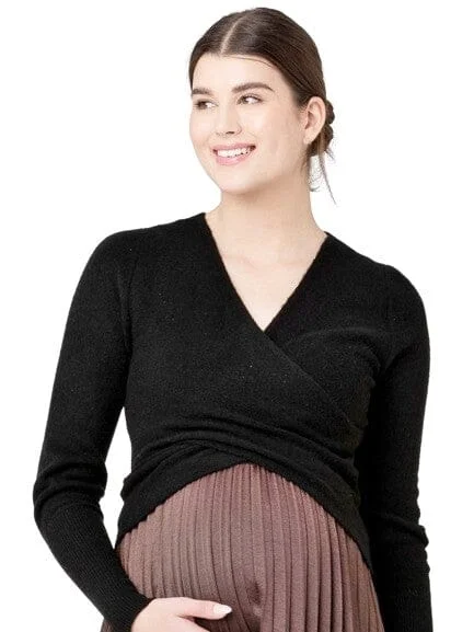 Willa Cropped Sweater (nursing)