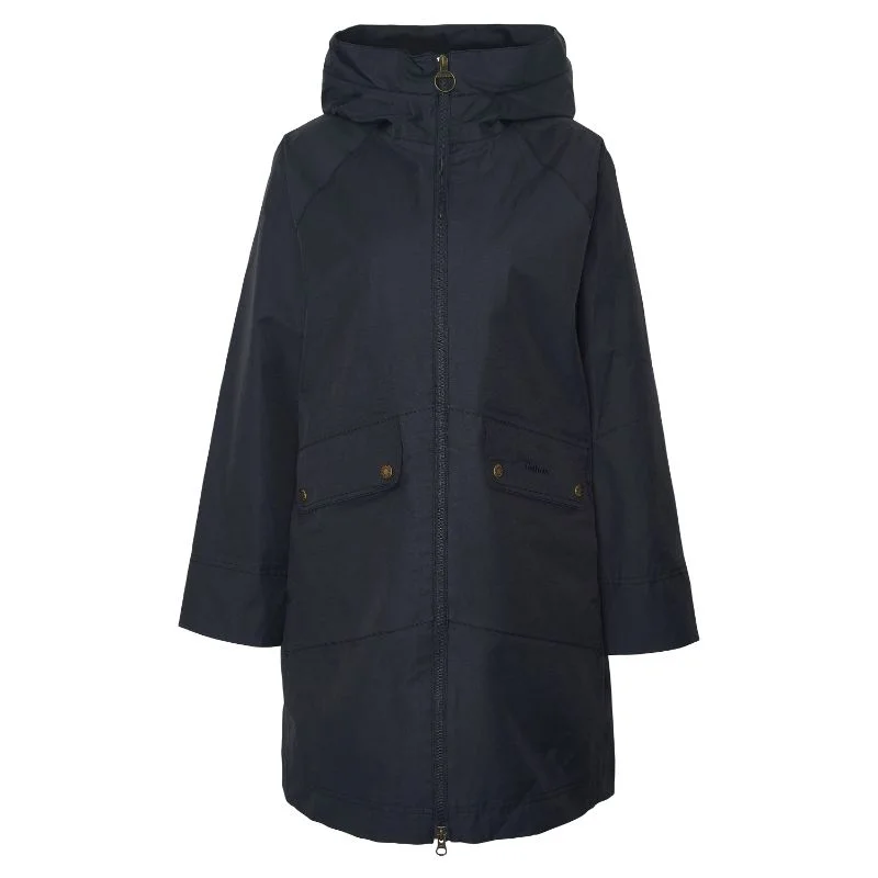 Women's longline double - breasted camel coats for a sophisticated lookBarbour Heron Ladies Waterproof Jacket - Dark Navy Women's longline double - breasted camel coats for a sophisticated lookBarbour Heron Ladies Waterproof Jacket - Dark Navy