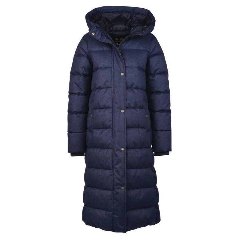 Shearling - lined women's leather coats for ultimate warmth and luxuryBarbour Musk Ladies Quilted Coat - Navy Herringbone Shearling - lined women's leather coats for ultimate warmth and luxuryBarbour Musk Ladies Quilted Coat - Navy Herringbone