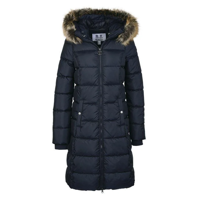 Women's reversible down coats with two - tone designs for versatile stylingBarbour Rosoman Ladies Quilted Jacket - Dark Navy Women's reversible down coats with two - tone designs for versatile stylingBarbour Rosoman Ladies Quilted Jacket - Dark Navy
