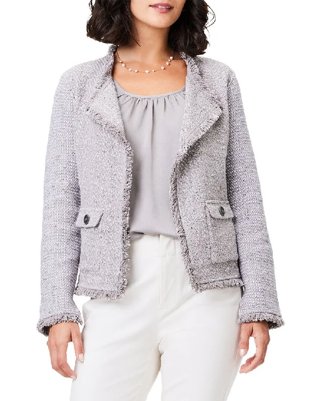 Women's waterproof parka coats with multiple pockets for practicalityNic+Zoe Petite Fringe Mix Knit Pocket Jacket Women's waterproof parka coats with multiple pockets for practicalityNic+Zoe Petite Fringe Mix Knit Pocket Jacket
