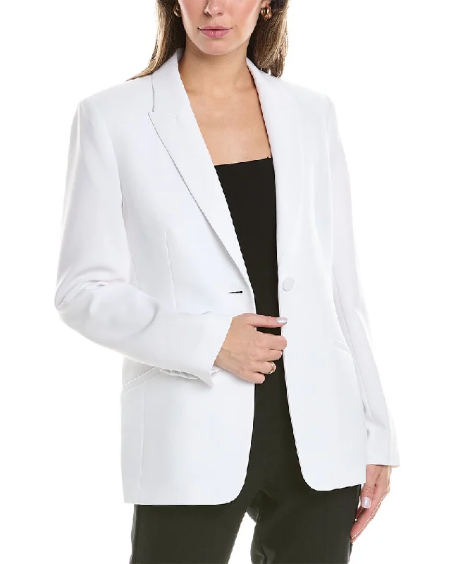 Women's Notched Lapel Blazers in Beige for a Timeless OutfitLafayette 148 New York Cutaway Silk-Blend Blazer Women's Notched Lapel Blazers in Beige for a Timeless OutfitLafayette 148 New York Cutaway Silk-Blend Blazer