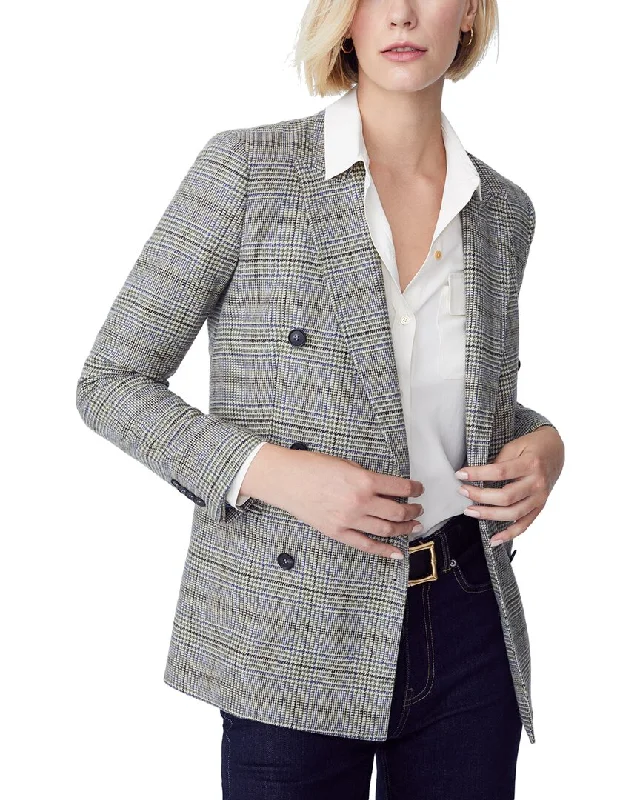 Checkered women's wool coats in a classic pattern for a timeless styleJ.Mclaughlin Foxley Wool-Blend Jacket Checkered women's wool coats in a classic pattern for a timeless styleJ.Mclaughlin Foxley Wool-Blend Jacket