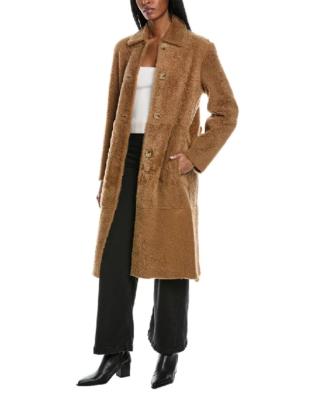 Women's faux fur coats in bright colors for a bold fashion statementVince Shearling Coat Women's faux fur coats in bright colors for a bold fashion statementVince Shearling Coat