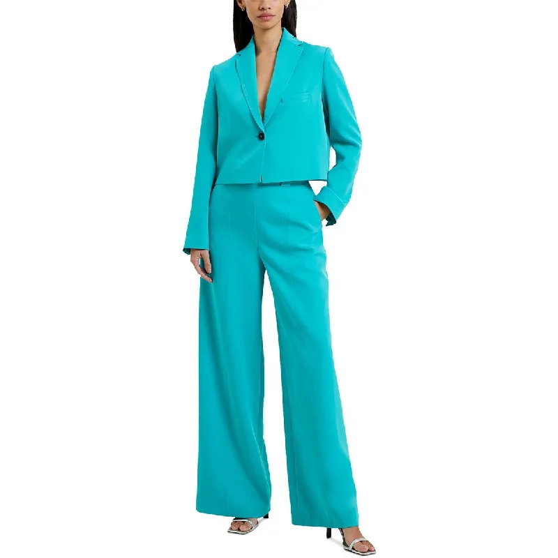 Plus Size Women's Double - Breasted Wool Blazers for Winter Office WearWomens Cropped Suit Separate One-Button Blazer Plus Size Women's Double - Breasted Wool Blazers for Winter Office WearWomens Cropped Suit Separate One-Button Blazer