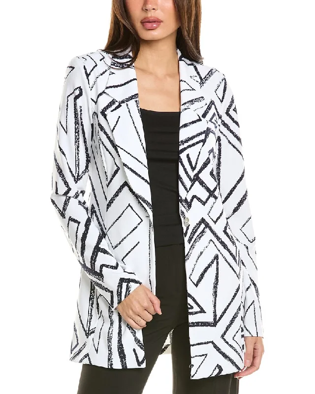 Women's Notched Lapel Blazers in Beige for a Timeless OutfitJoseph Ribkoff Blazer