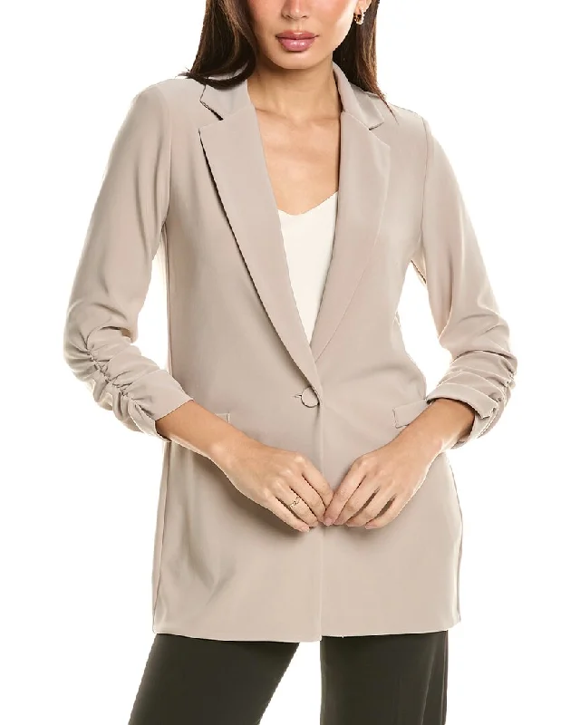 Plus Size Women's Ruffled Blazers in Pink for a Girly and Fashionable LookJoseph Ribkoff Blazer Plus Size Women's Ruffled Blazers in Pink for a Girly and Fashionable LookJoseph Ribkoff Blazer