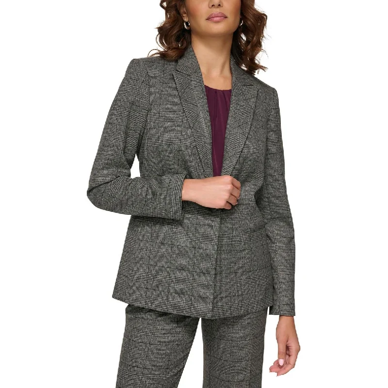 Women's Slim - Fit Blazers in Charcoal Gray for a Professional AppearancePetites Womens Suit Separate Office One-Button Blazer Women's Slim - Fit Blazers in Charcoal Gray for a Professional AppearancePetites Womens Suit Separate Office One-Button Blazer