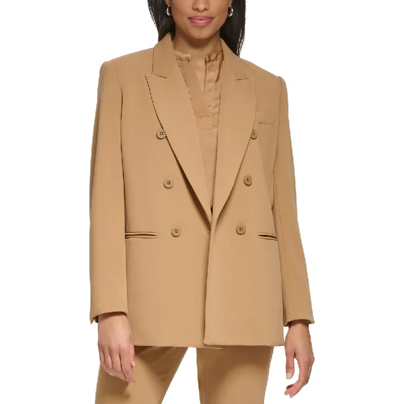 Plus Size Women's Faux Fur - Trimmed Blazers in Black for a Luxurious LookPetites Womens Suit Separate Office Double-Breasted Blazer Plus Size Women's Faux Fur - Trimmed Blazers in Black for a Luxurious LookPetites Womens Suit Separate Office Double-Breasted Blazer