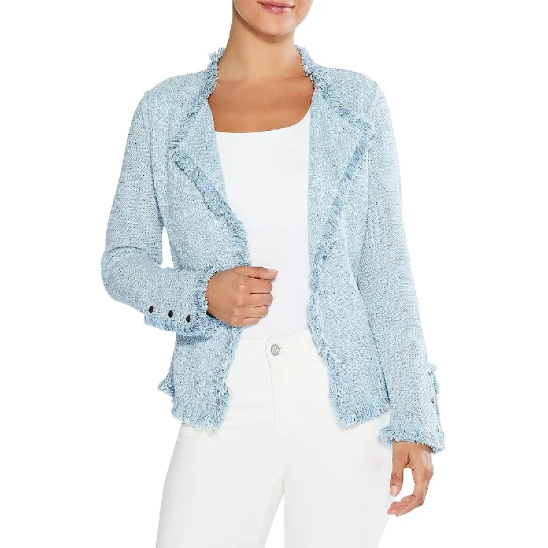 Plus Size Women's Double - Breasted Wool Blazers for Winter Office WearWomens Cotton Fringe Open-Front Blazer Plus Size Women's Double - Breasted Wool Blazers for Winter Office WearWomens Cotton Fringe Open-Front Blazer
