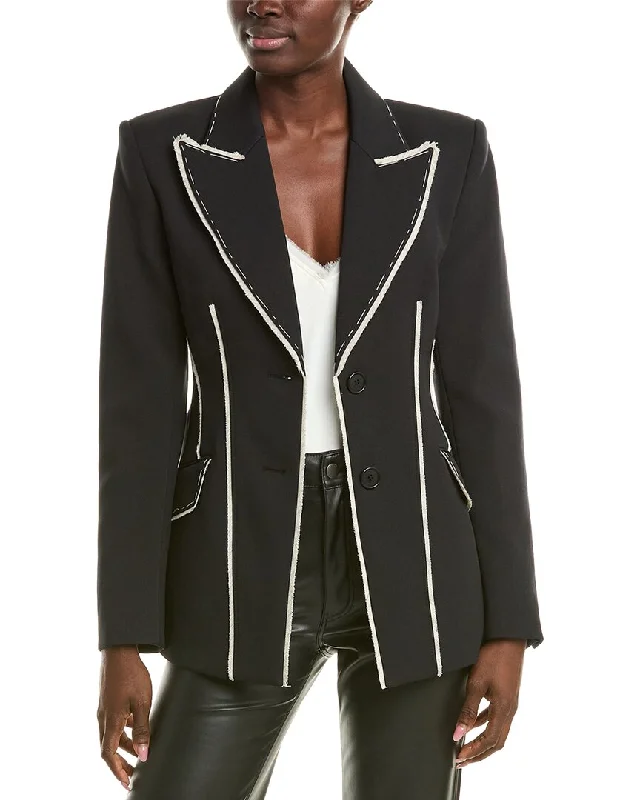 Women's Longline Linen Blazers in Pastel Colors for Summer EventsSimkhai Woody Blazer Women's Longline Linen Blazers in Pastel Colors for Summer EventsSimkhai Woody Blazer