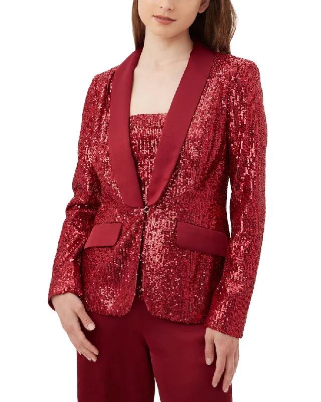 Women's Notched Lapel Blazers in Beige for a Timeless OutfitTrina Turk Ai Blazer