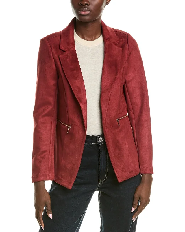 Plus Size Women's Ruffled Blazers in Pink for a Girly and Fashionable LookNanette Nanette Lepore Blazer Plus Size Women's Ruffled Blazers in Pink for a Girly and Fashionable LookNanette Nanette Lepore Blazer