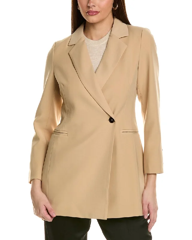 Women's Longline Linen Blazers in Pastel Colors for Summer EventsJl Luxe Blazer