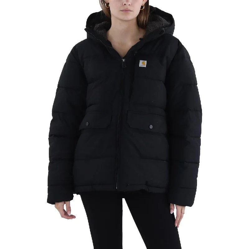Petite women's wool blend coats with a tailored fit for a flattering silhouetteCarhartt Womens Montana Rain Defender Insulated Hooded Utility Jacket Petite women's wool blend coats with a tailored fit for a flattering silhouetteCarhartt Womens Montana Rain Defender Insulated Hooded Utility Jacket