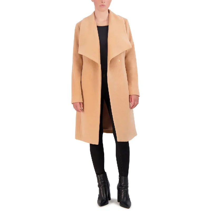 Long women's mac coats in a lightweight fabric for spring showersCole Haan Womens Wool Blend Belted Wool Coat Long women's mac coats in a lightweight fabric for spring showersCole Haan Womens Wool Blend Belted Wool Coat