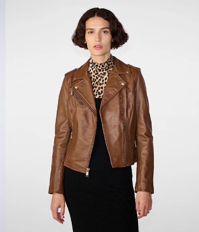 Quilted down women's coats with removable hoods for outdoor activitiesMadeline Asymmetrical Leather Jacket Quilted down women's coats with removable hoods for outdoor activitiesMadeline Asymmetrical Leather Jacket