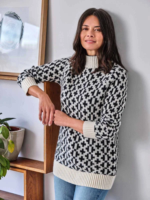 hooded women cardigan for added warmth and styleEliana Lambswool Patterned Jumper - Pampas Cream hooded women cardigan for added warmth and styleEliana Lambswool Patterned Jumper - Pampas Cream