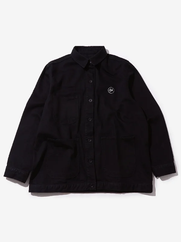 Women's pea coats with brass buttons for a nautical - inspired styleGoods by Goodhood Store Worker Jacket - Black Women's pea coats with brass buttons for a nautical - inspired styleGoods by Goodhood Store Worker Jacket - Black