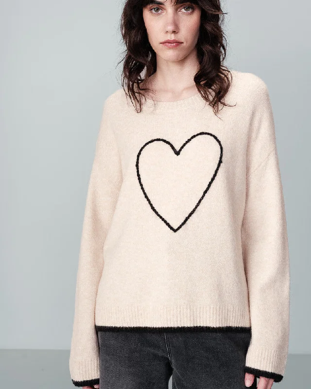 color block women cardigan with bold huesPullover Namaste Beige