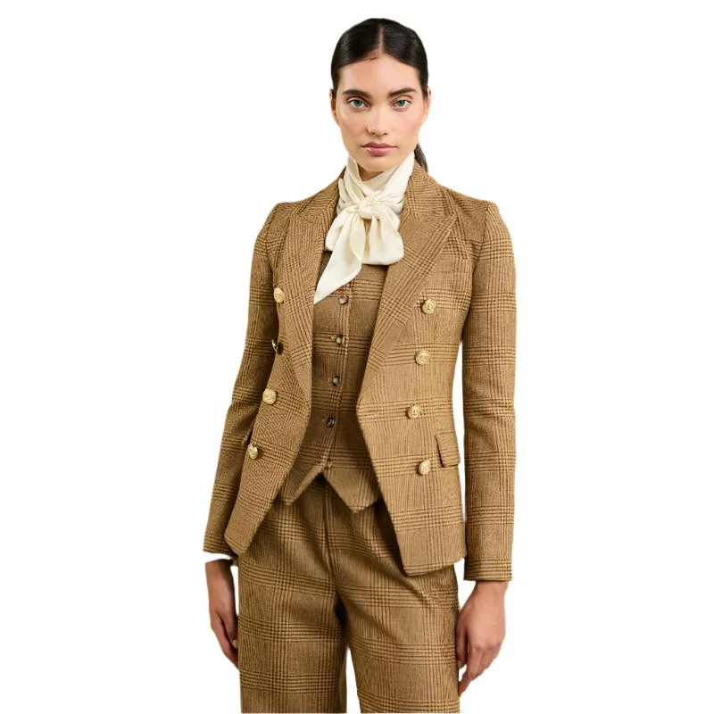 Women's Notched Lapel Blazers in Beige for a Timeless OutfitHolland Cooper Knightsbridge Ladies Blazer - Tawny Women's Notched Lapel Blazers in Beige for a Timeless OutfitHolland Cooper Knightsbridge Ladies Blazer - Tawny