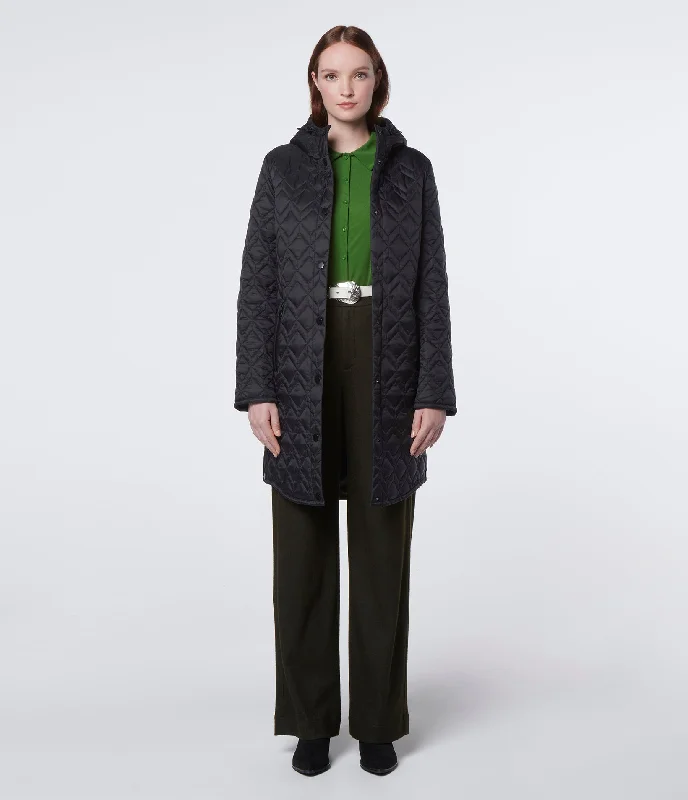 Women's reversible down coats with two - tone designs for versatile stylingRialto Diamond Quilt Parka Women's reversible down coats with two - tone designs for versatile stylingRialto Diamond Quilt Parka