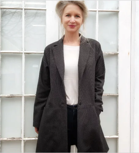 Oversized Women's Checkered Blazers in Black and White for a Trendy StylePattern Union Box Blazer Oversized Women's Checkered Blazers in Black and White for a Trendy StylePattern Union Box Blazer