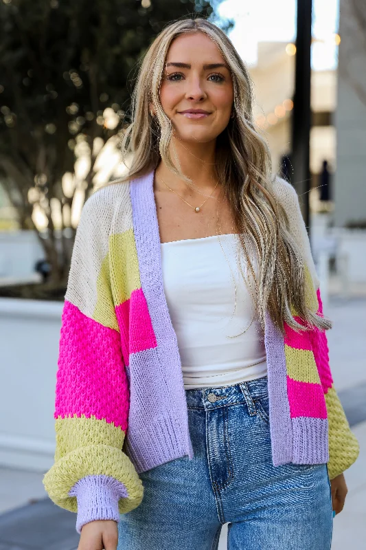 open front women cardigan for easy stylingFINAL SALE - Sweetest You Color Block Cardigan - DU DEAL open front women cardigan for easy stylingFINAL SALE - Sweetest You Color Block Cardigan - DU DEAL